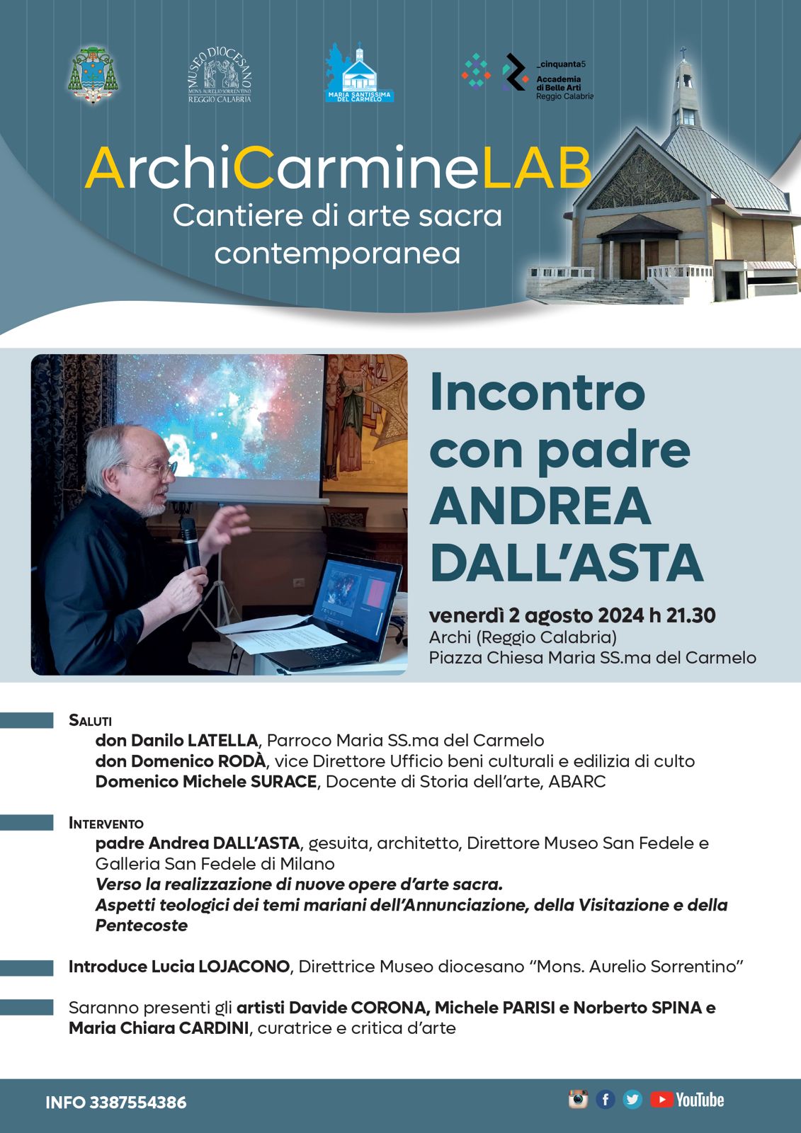 ArchiCarmineLAB Cantiere di arte sacra contemporanea