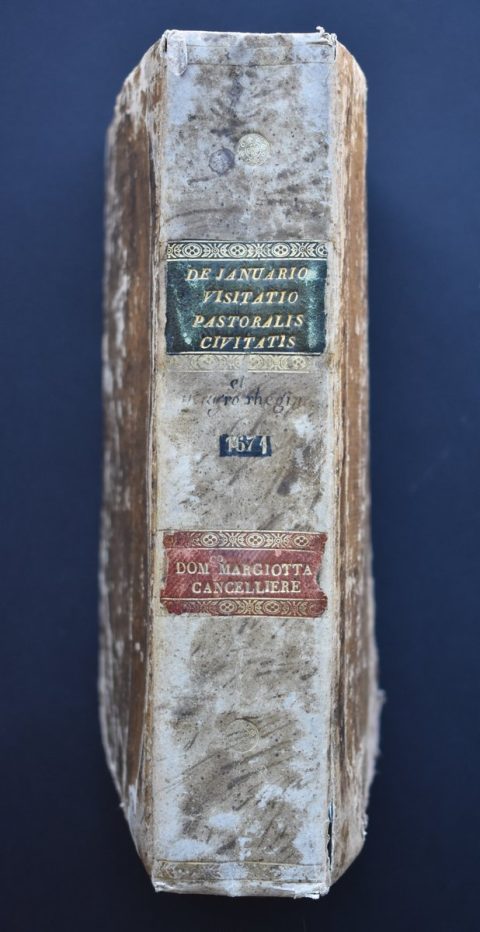 1671Frontespizio Visitatio Generalis totius Rheginae Diocesis di monsignor Matteo De Gennaro, arcivescovo di Reggio ASDRCB, Monsignor Matteo De Gennaro, Visita pastorale (città e diocesi) 1671 – 1763, busta 1